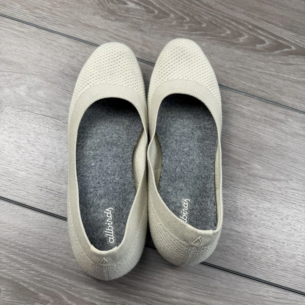 All Birds Women's Tree Breezers Slip On Ballet Flats Beige Size 9.5